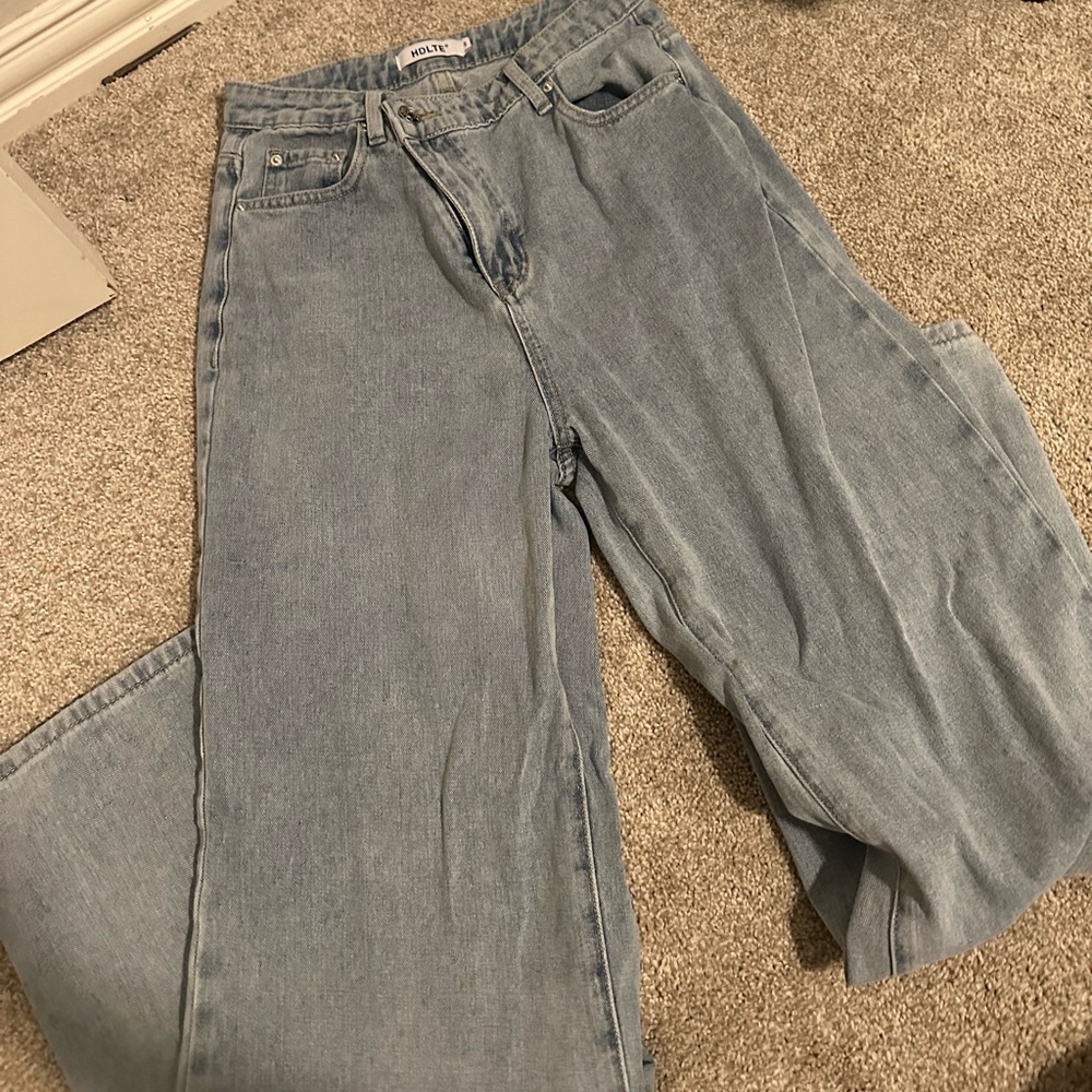 Asymmetrical Holte Jeans. Size 26.